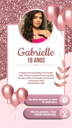 CONVITE ANIVERSÁRIO
