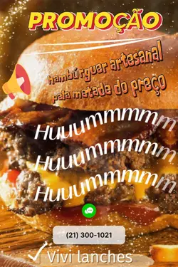 promoção Lanchonete 