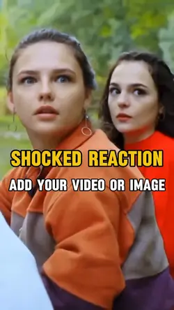 Girls shocked look
