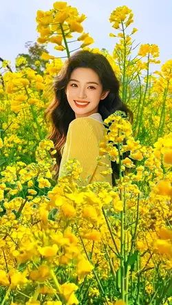 Among the flowers