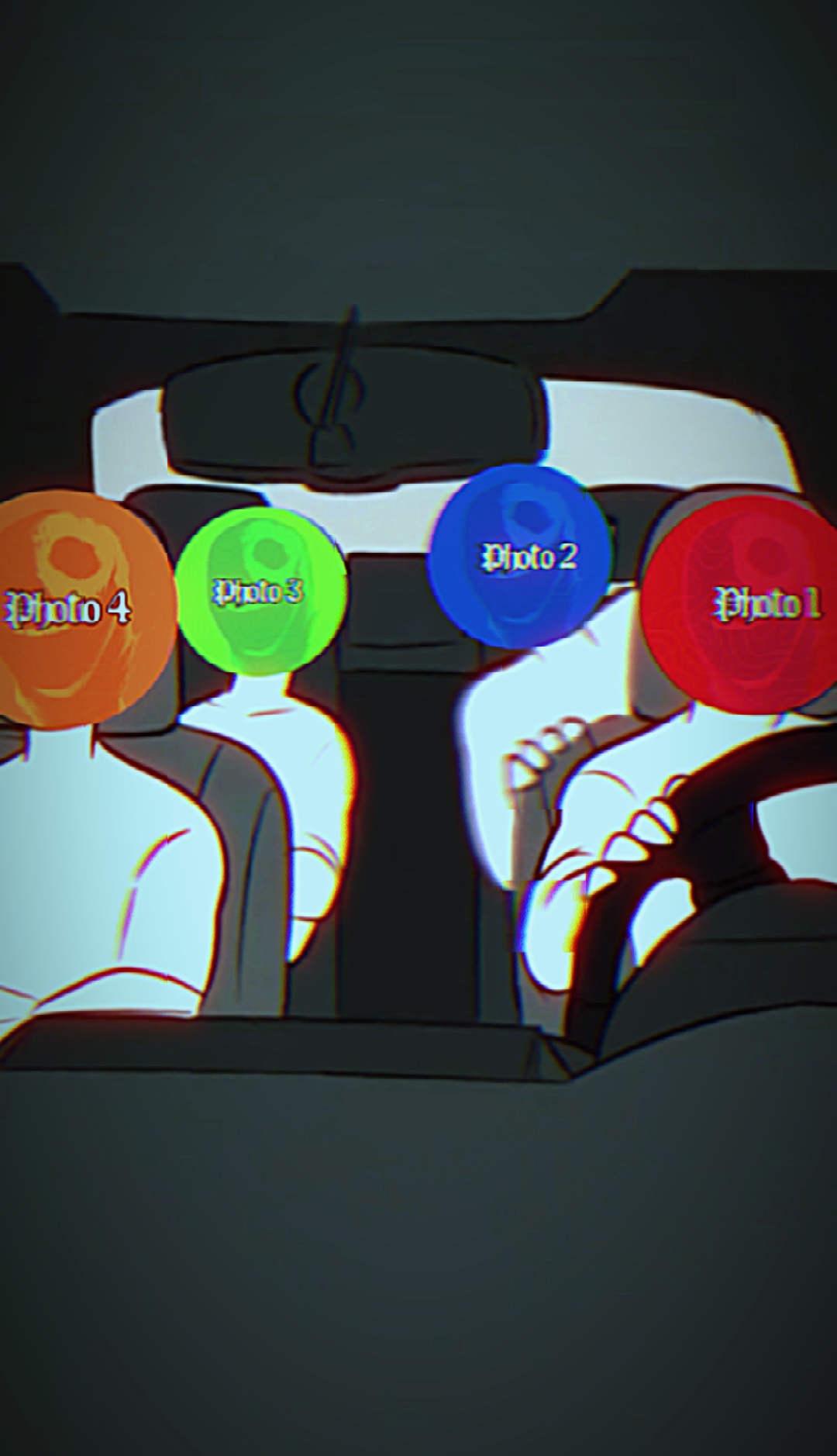 Meme de carro dirigindo