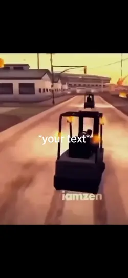 Forklift drifting 