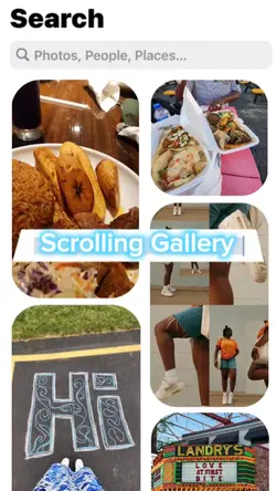 Scrolling Gallery