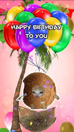 happy birthday to 🫵🏻🥥