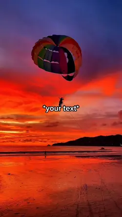 Red orange sky