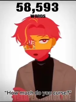 He cusses a lot- 😨