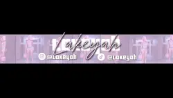 Pink YouTube banner!