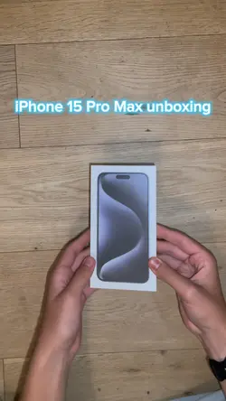 iPhone unboxing