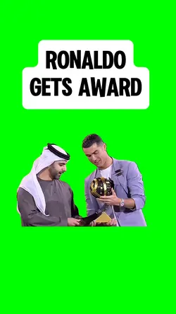 RONALDO GETS AWARD