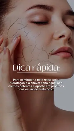 Dica rápida pele 