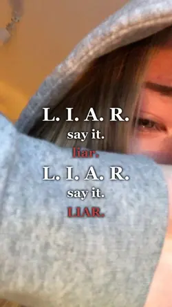 say it, liar