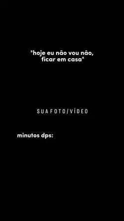 Hoje eu n vou n