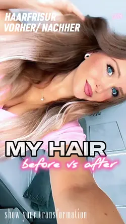HAIRSTYLE before vs 