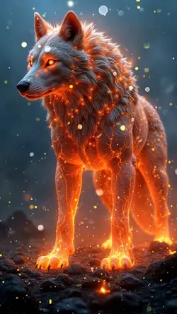 Lion & Wolf flame