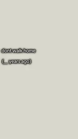 on your own..