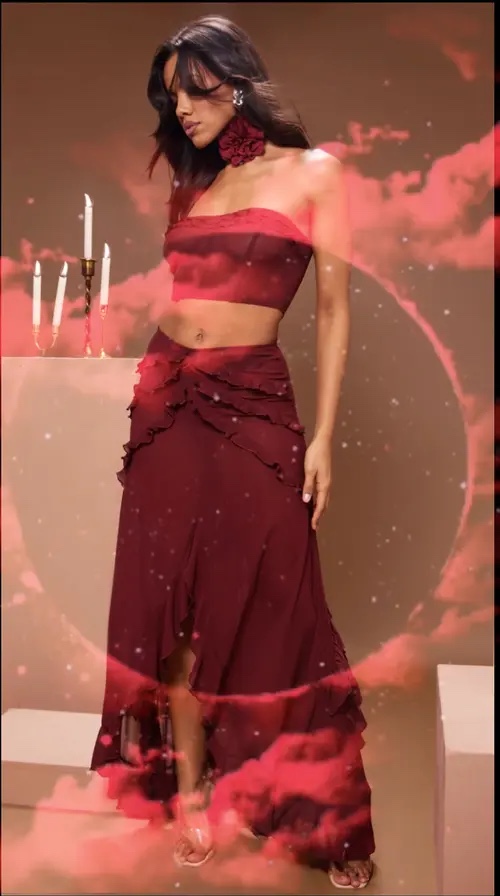 Effet de fumée rouge 💋