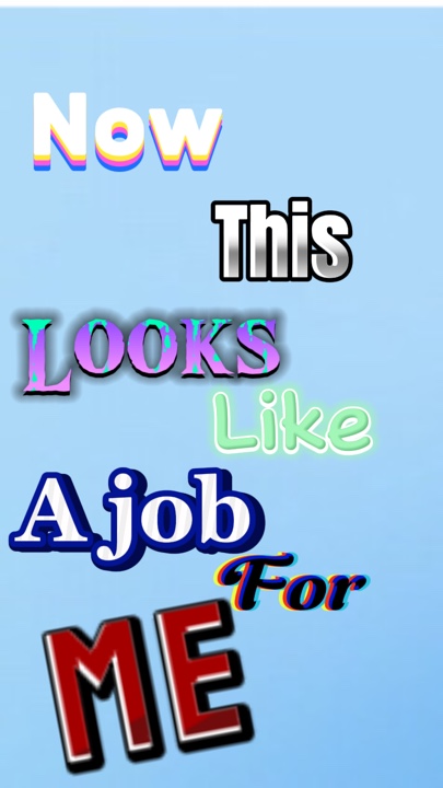 Isang trabaho para sa akin