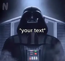 Darth Vader rising 