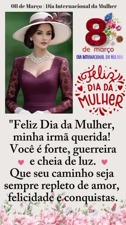 Feliz dia da mulher