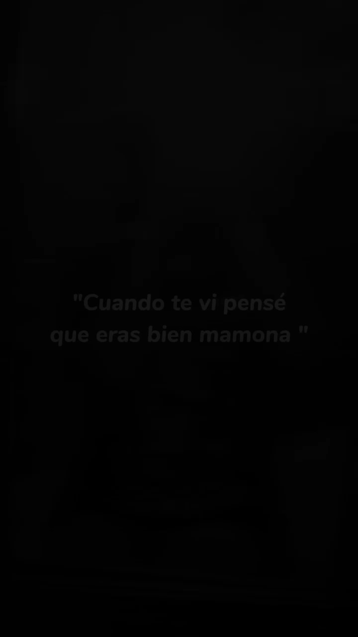 "pensé que eras..."