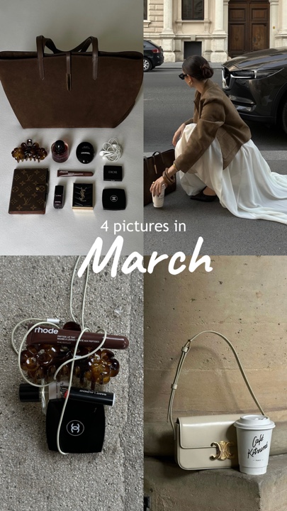 4 fotos em março 