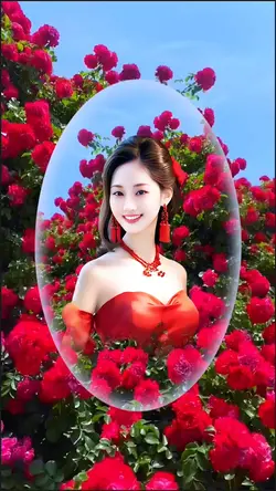 Amid the flowers