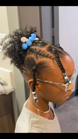 Kids Heart Hairstyle