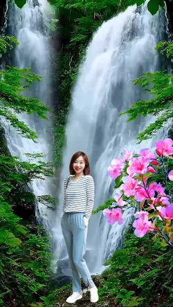 Waterfall view