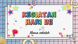 Kegiatan Hari Ini