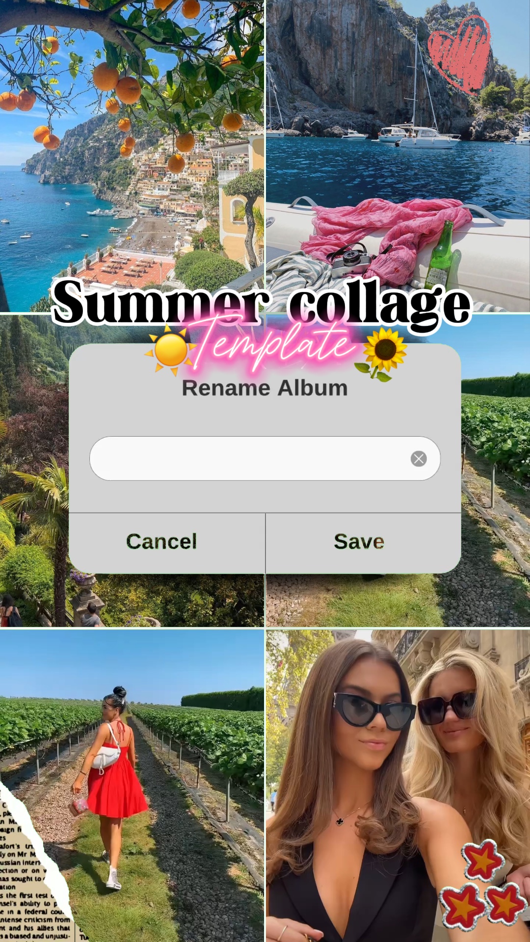 Meine Sommer-Collage ☀️❤️