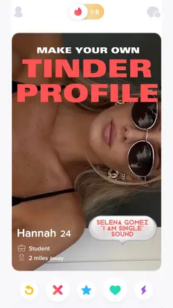 Tinder profile
