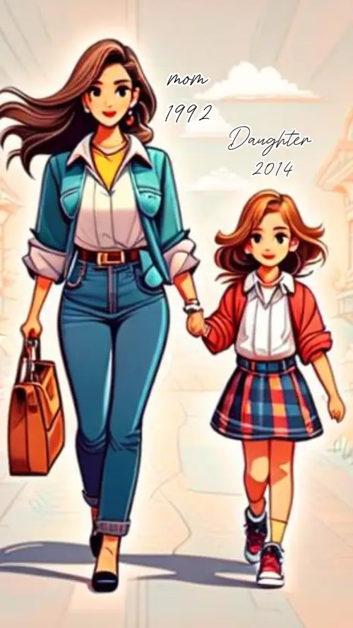 mother daughter