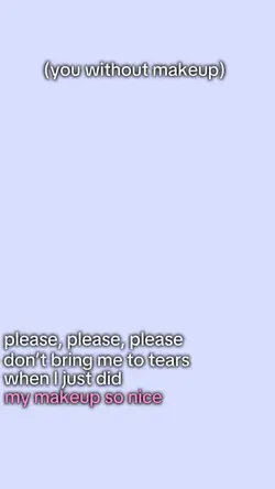 Don’t embarrass me