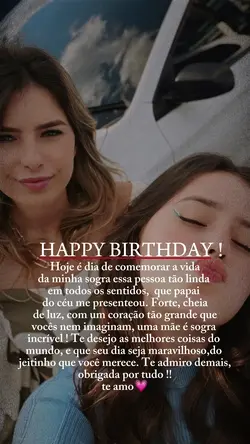 Parabéns sogra