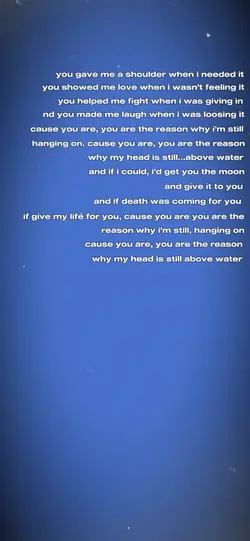 above water 🫶