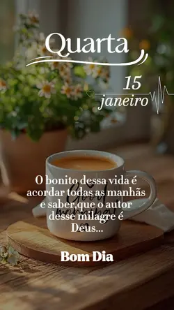 Quarta 15 janeiro