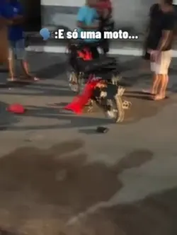 E só uma moto…
