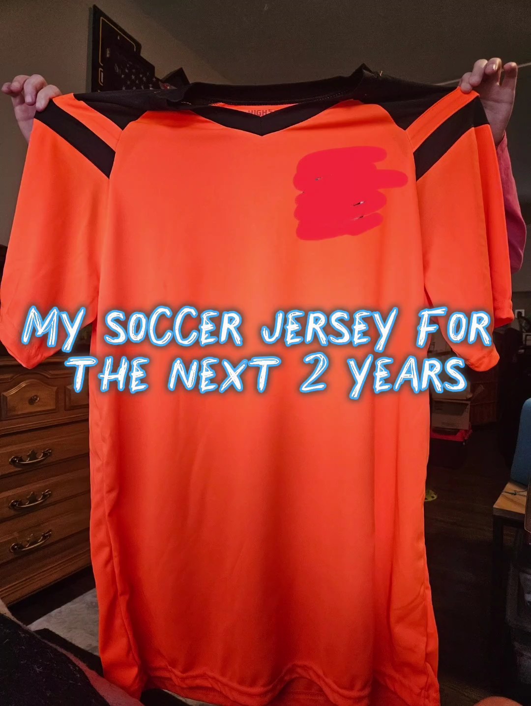 Tengo mi camiseta de fútbol