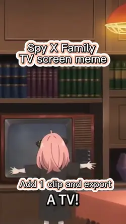 Spy X Family TV Meme
