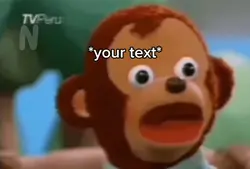 Shocked monkey