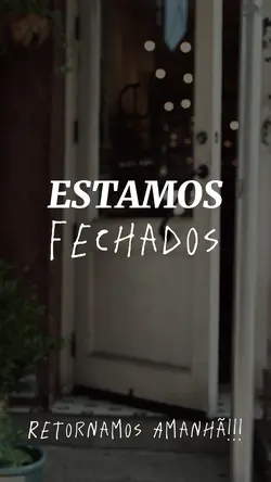 Estamos fechados 