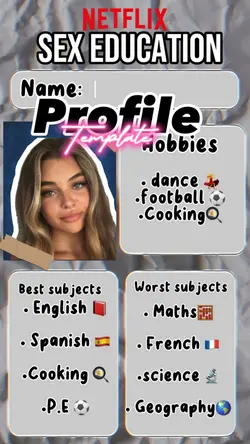 SE PROFILE TEMPLATE 