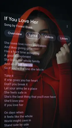 iF You Love Her