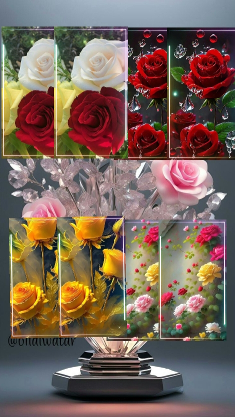 Modelo com Rosas