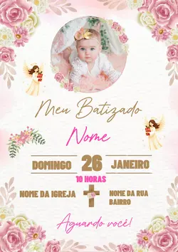 Convite Batizado 