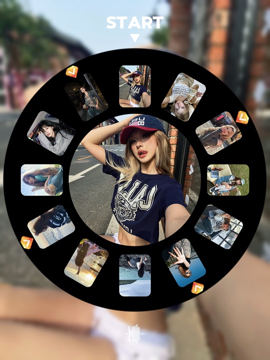 Rotating photo