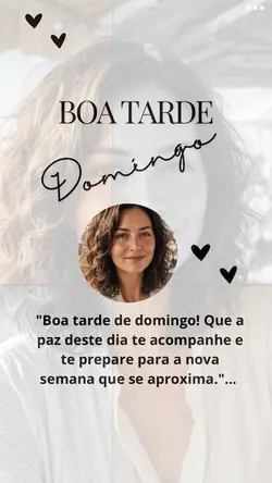 Boa tarde domingo