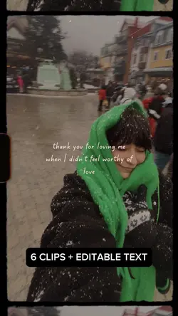 thanks for loving me