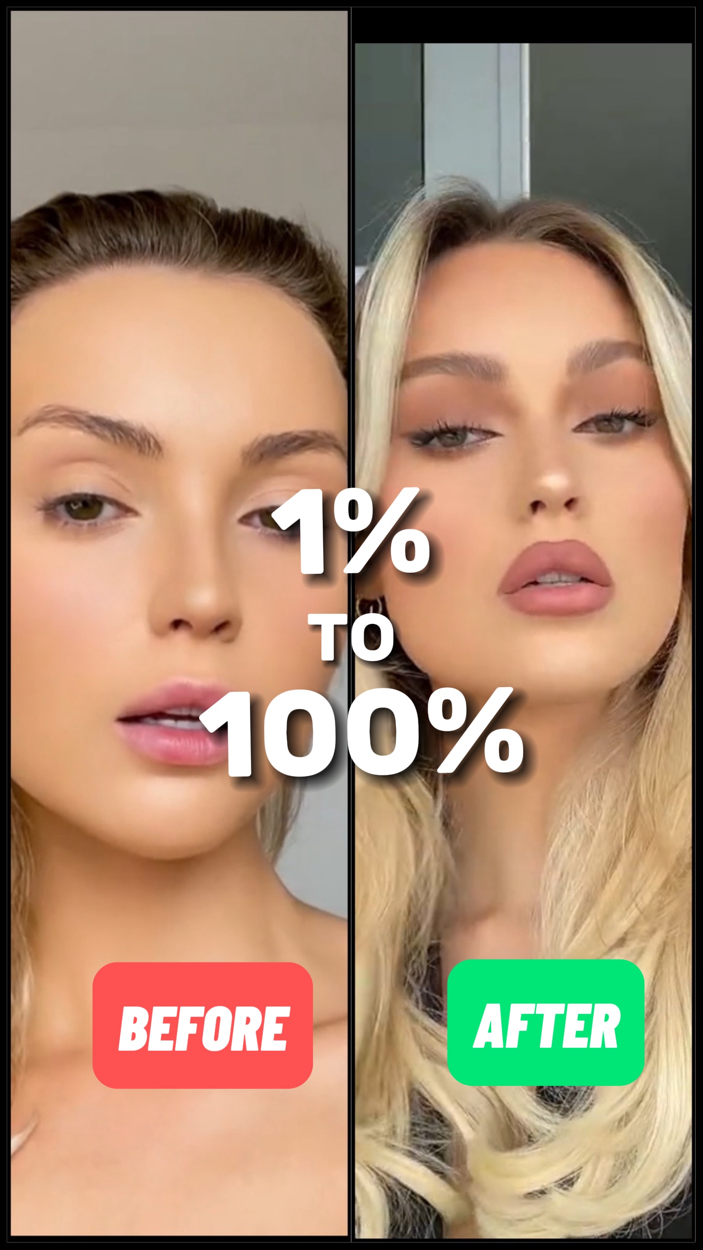 1% TO 100% ✨💫