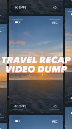 Travel Recap